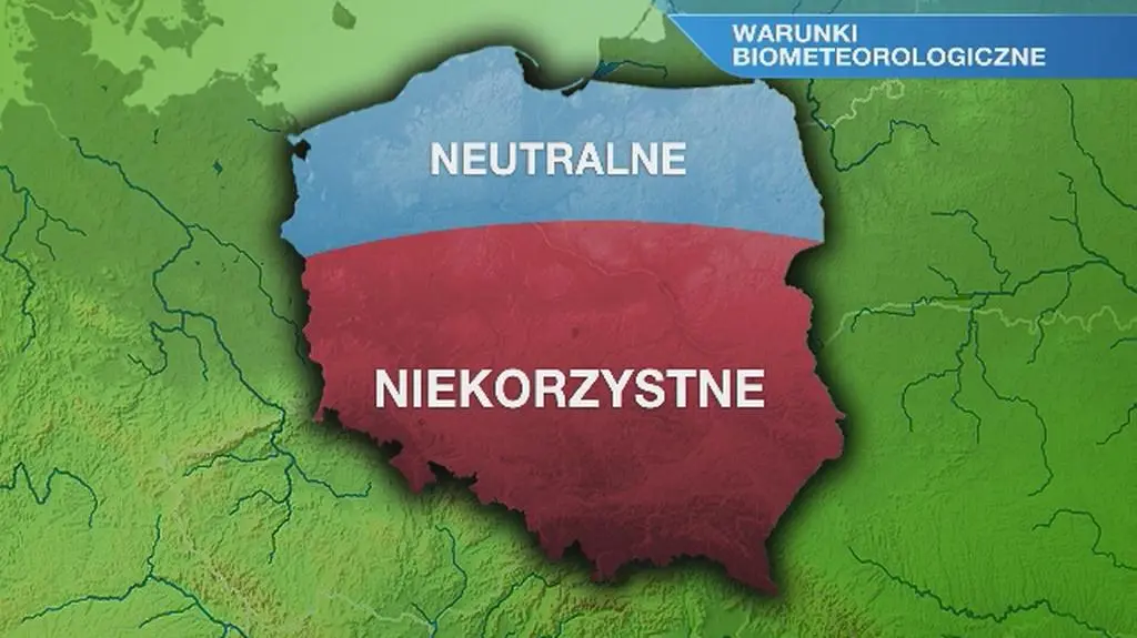 Warunki biometeorologiczne w czwartek