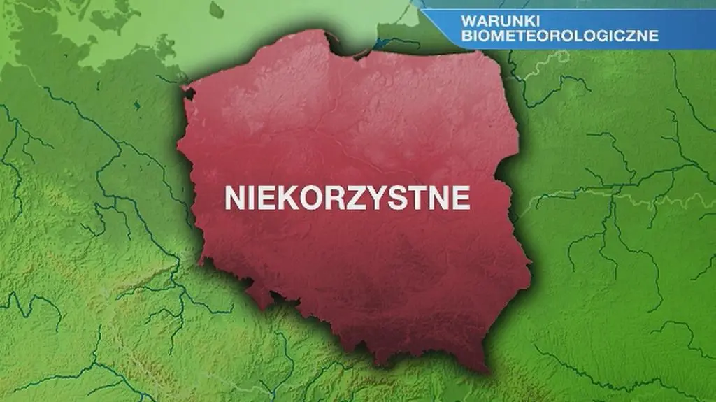 Warunki biometeorologiczne w czwartek