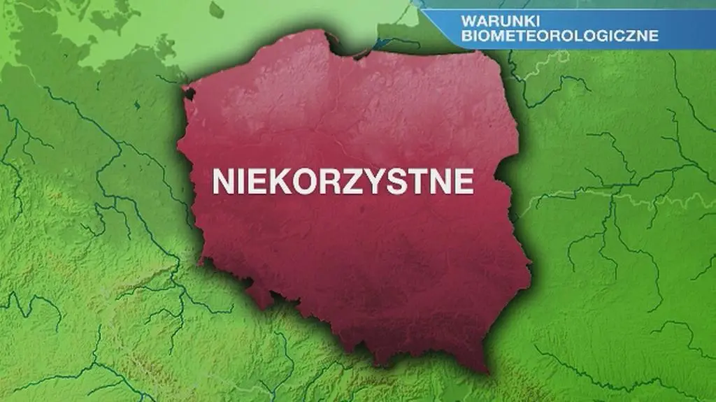 Warunki biometeorologiczne w niedzielę