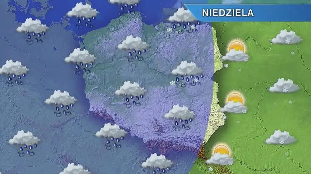 Warunki biometeorologiczne w niedzielę