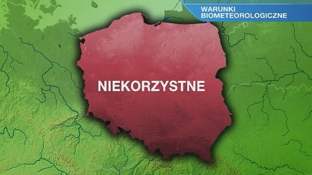 Warunki biometeorologiczne w niedzielę