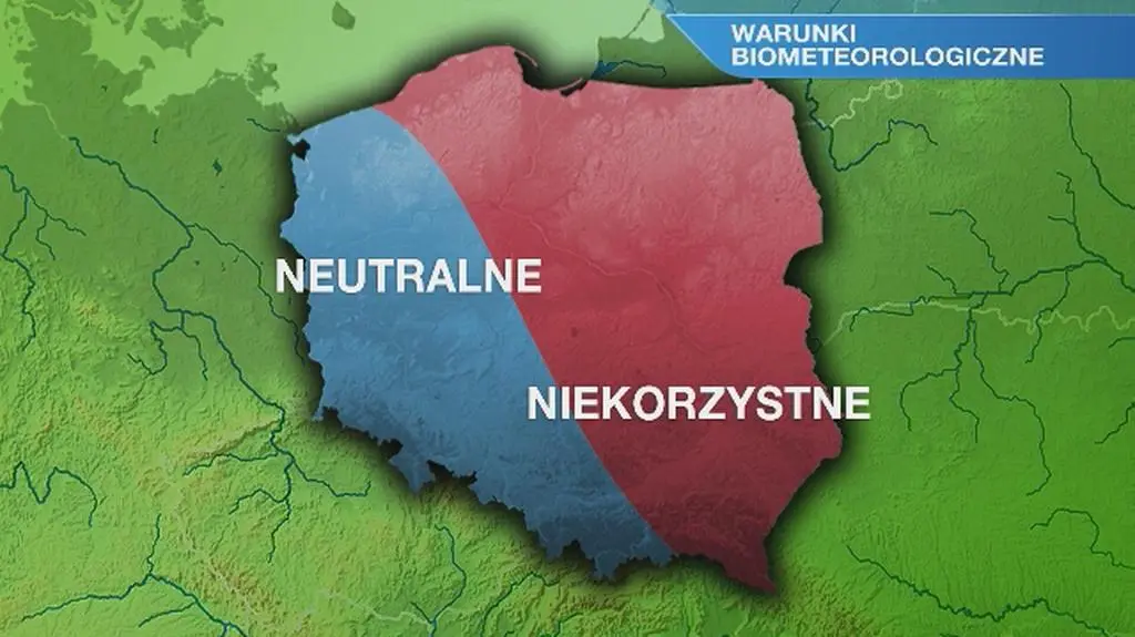 Warunki biometeorologiczne w niedzielę