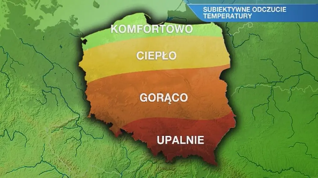 Warunki biometeorologiczne w niedzielę