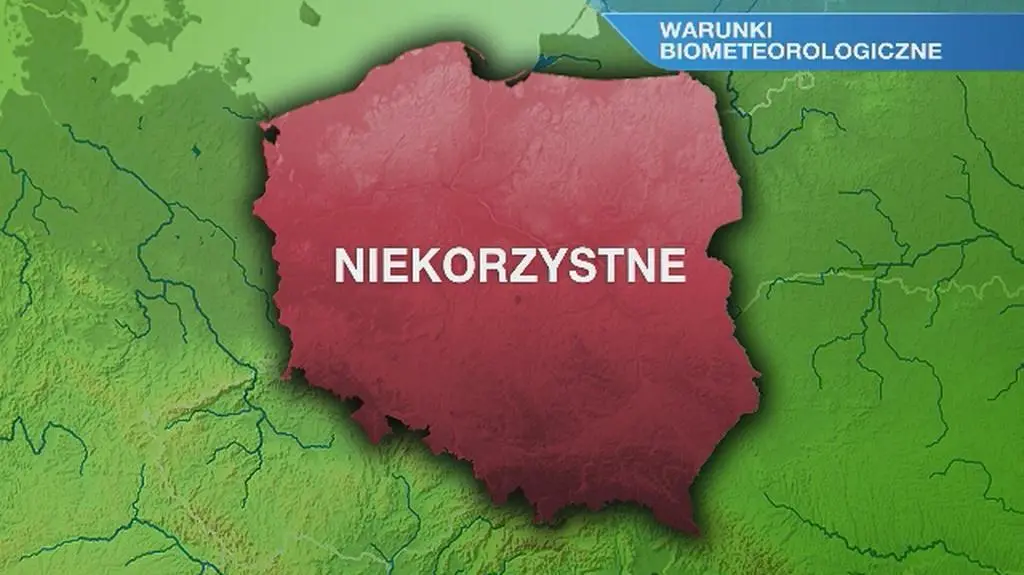 Warunki biometeorologiczne w niedzielę