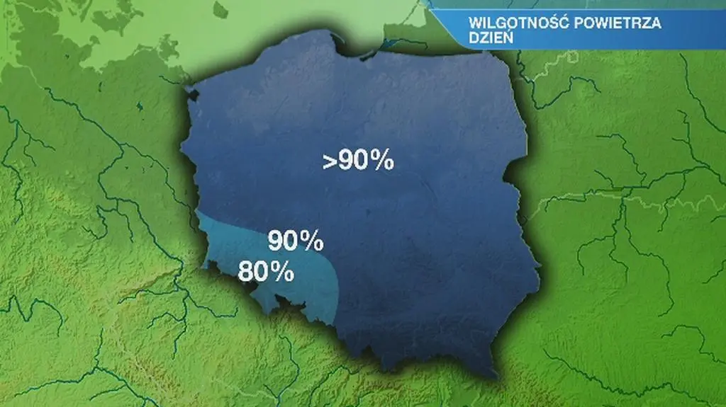 Warunki biometeorologiczne w niedzielę
