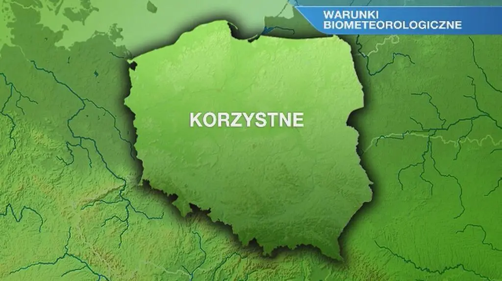 Warunki biometeorologiczne w niedzielę