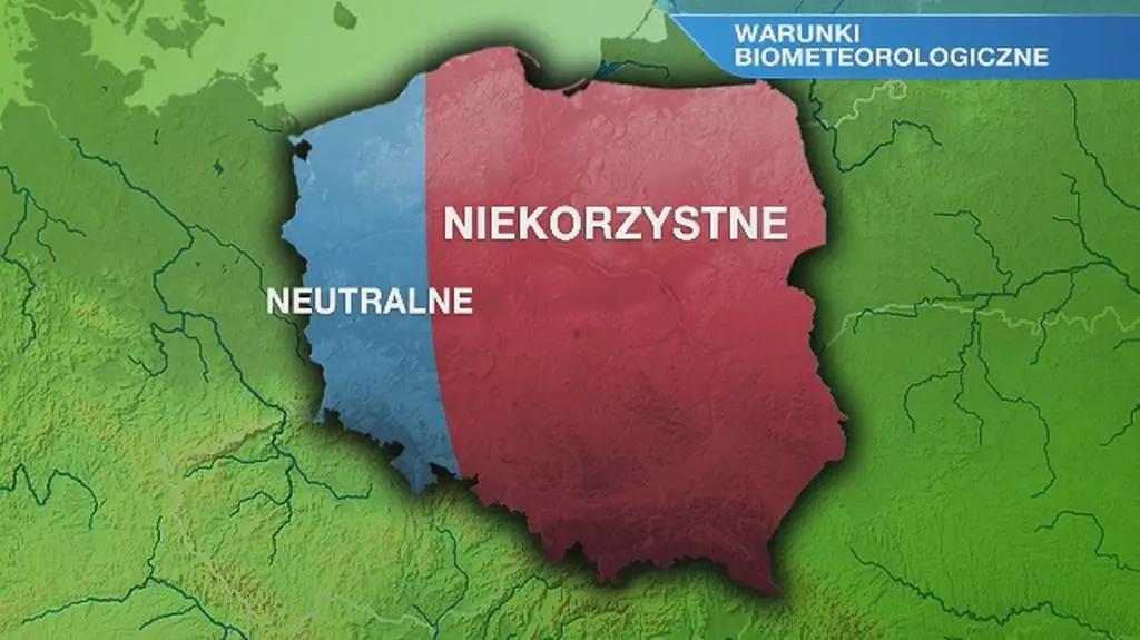 Warunki biometeorologiczne w piątek