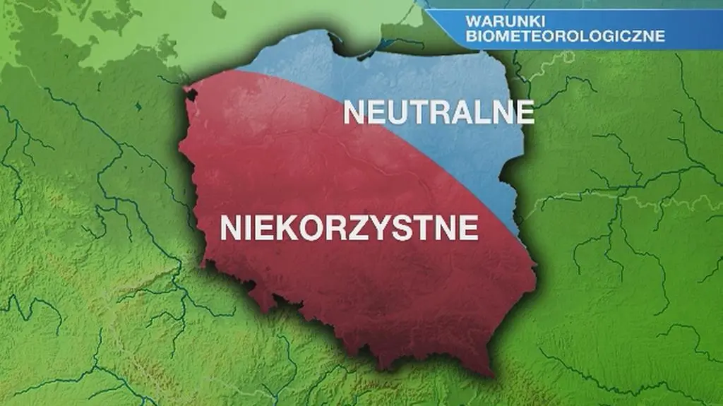 Warunki biometeorologiczne w piątek