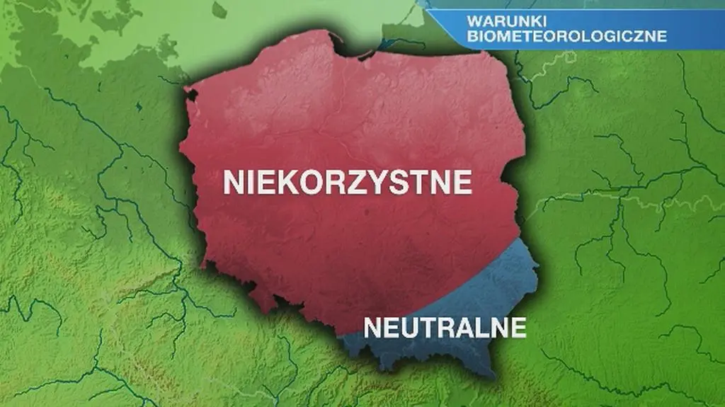 Warunki biometeorologiczne w piątek