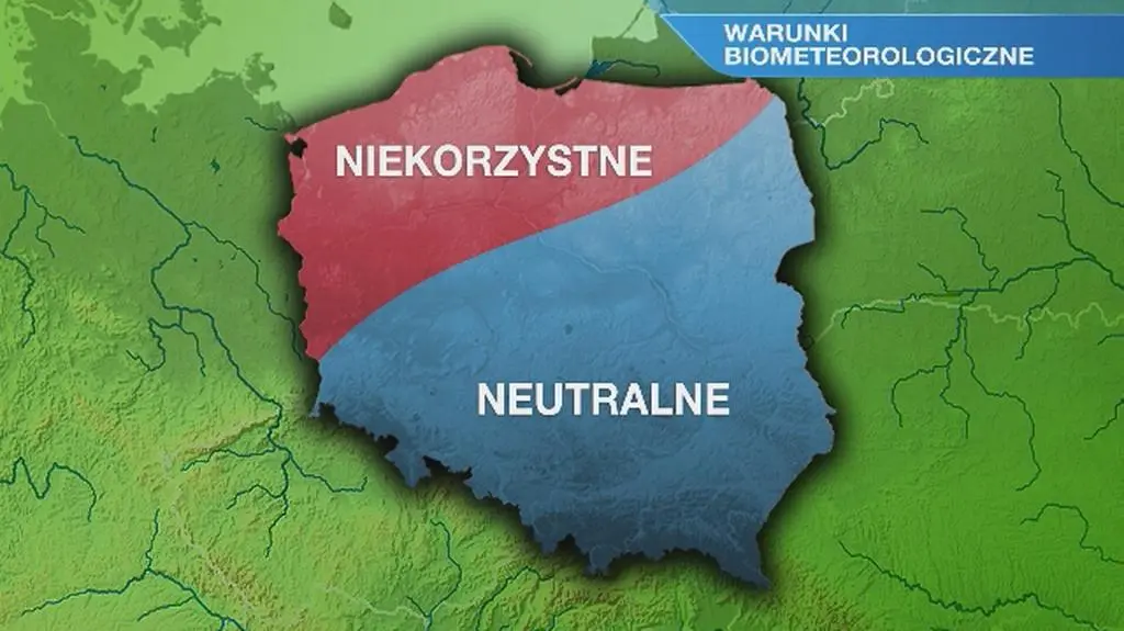 Warunki biometeorologiczne w piątek