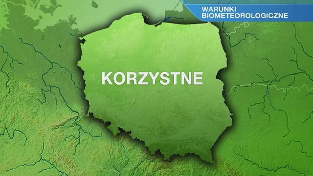 Warunki biometeorologiczne w poniedziałek