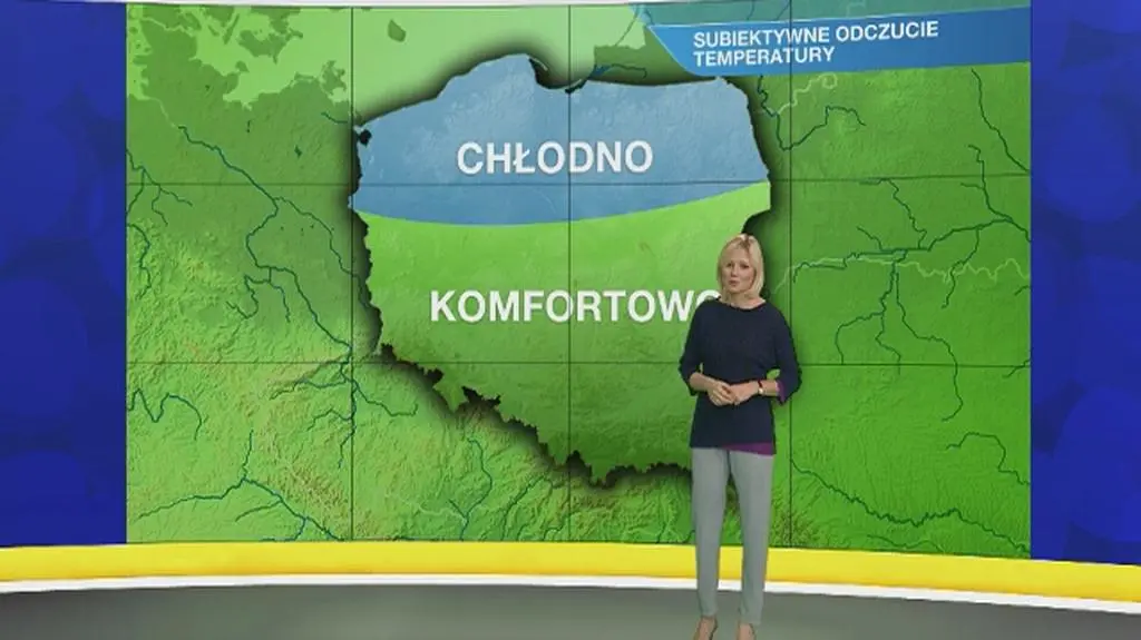 Warunki biometeorologiczne w poniedziałek