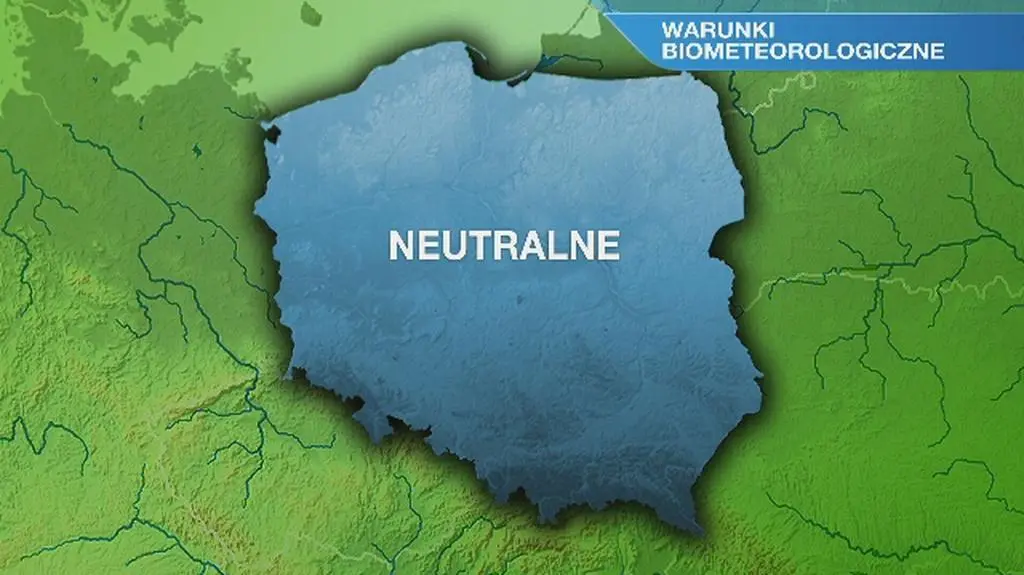 Warunki biometeorologiczne w poniedziałek