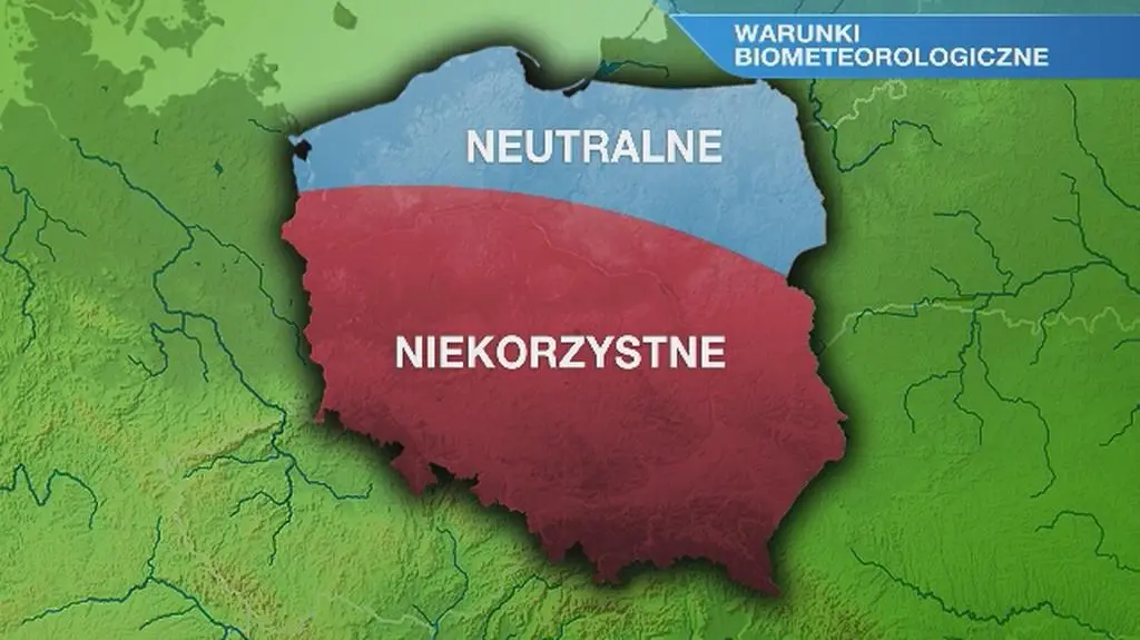 Warunki biometeorologiczne w sobotę 18.07