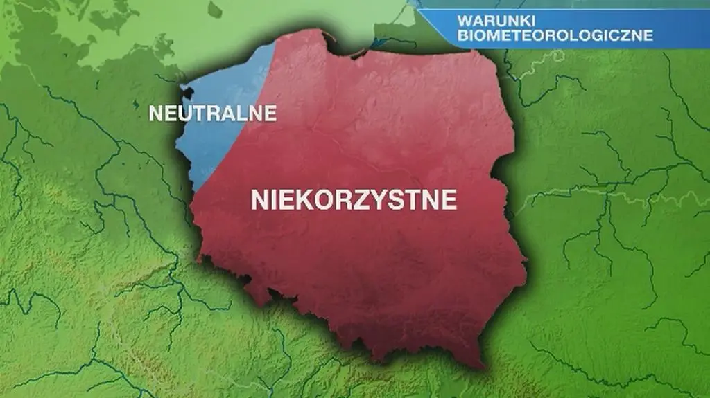 Warunki biometeorologiczne w sobotę 29