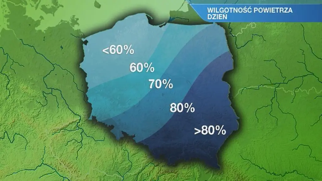 Warunki biometeorologiczne w sobotę