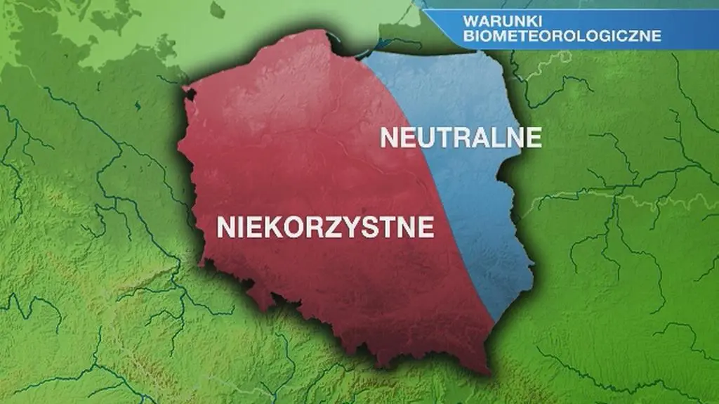 Warunki biometeorologiczne w sobotę