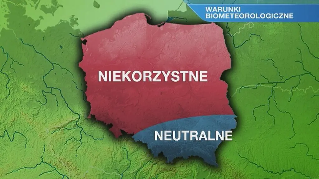 Warunki biometeorologiczne w sobotę