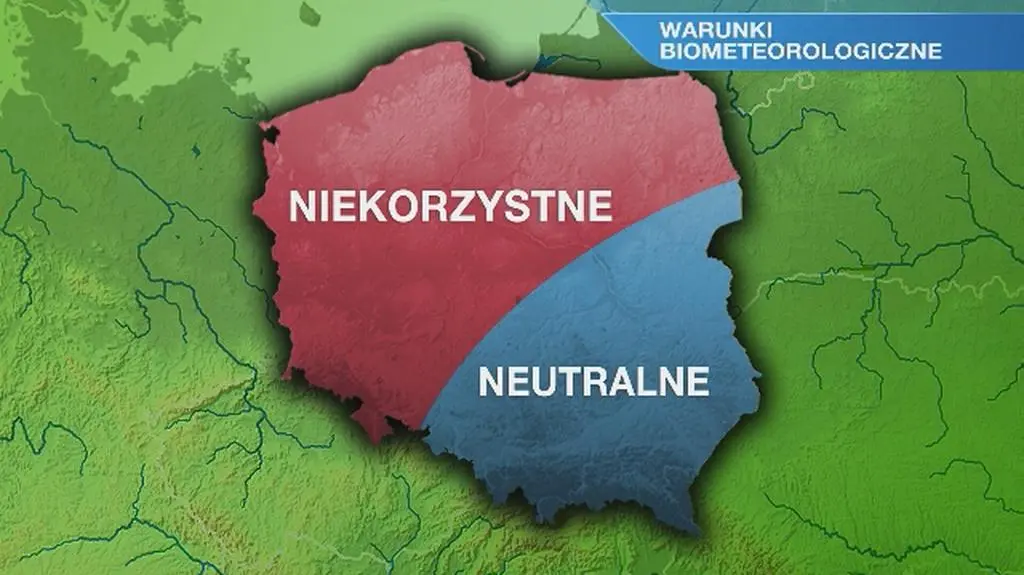 Warunki biometeorologiczne w sobotę