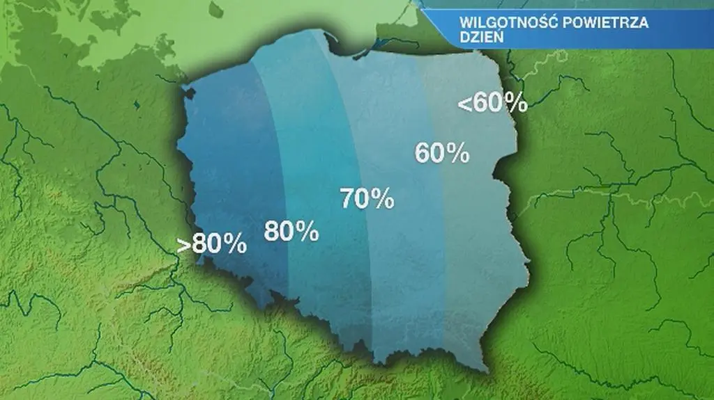 Warunki biometeorologiczne w sobotę