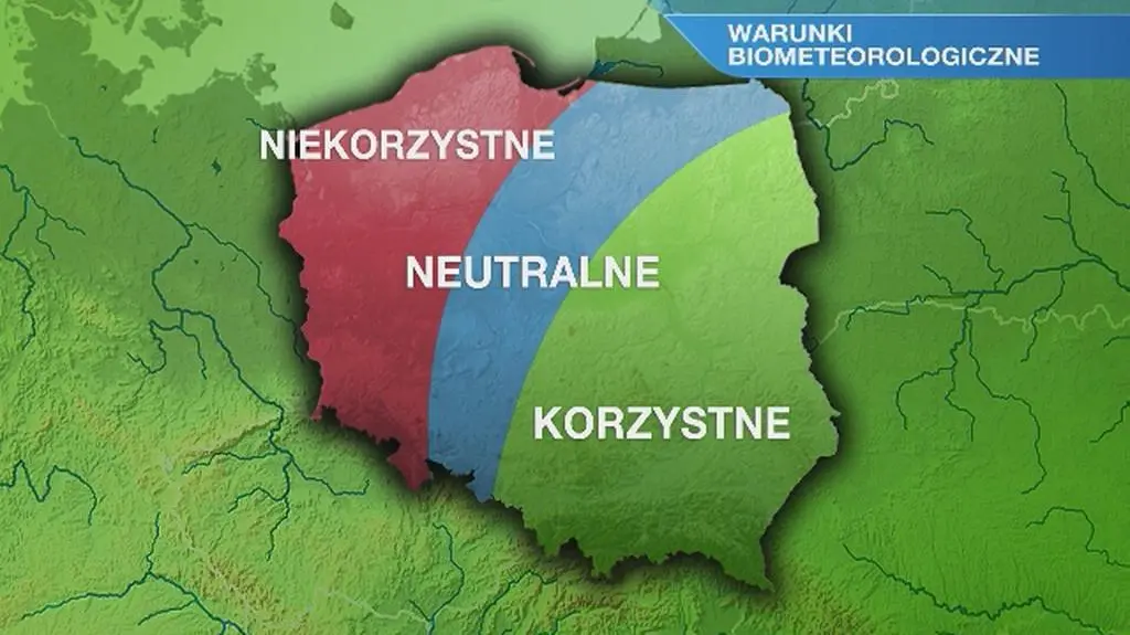 Warunki biometeorologiczne w środę