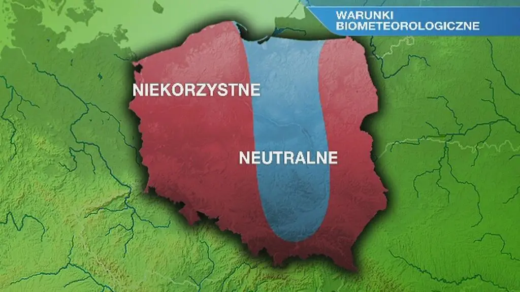 Warunki biometeorologiczne w środę