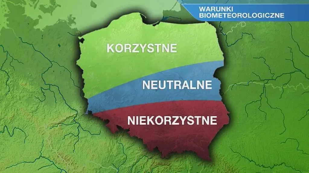 Warunki biometeorologiczne we wtorek