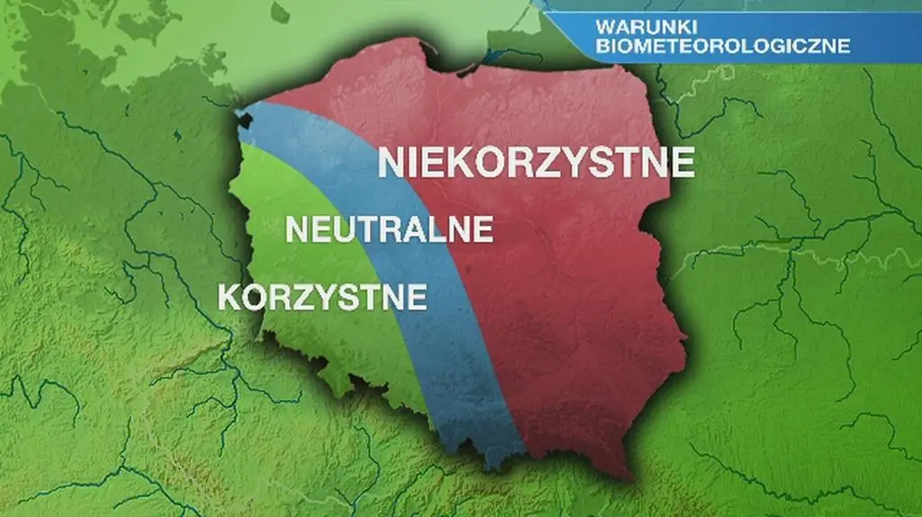 Warunki biometeorologiczne we wtorek