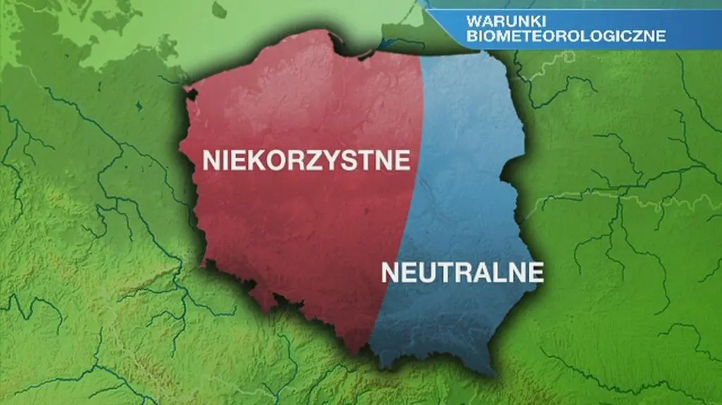 Warunki biometeorologiczne we wtorek