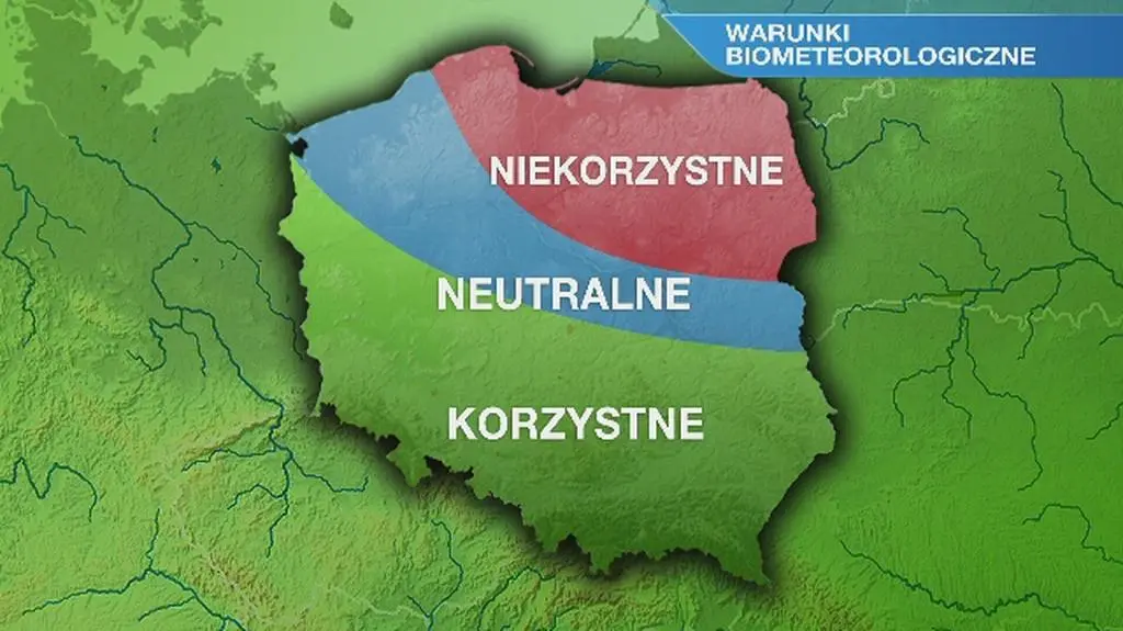 Warunki biometeorologiczne we wtorek