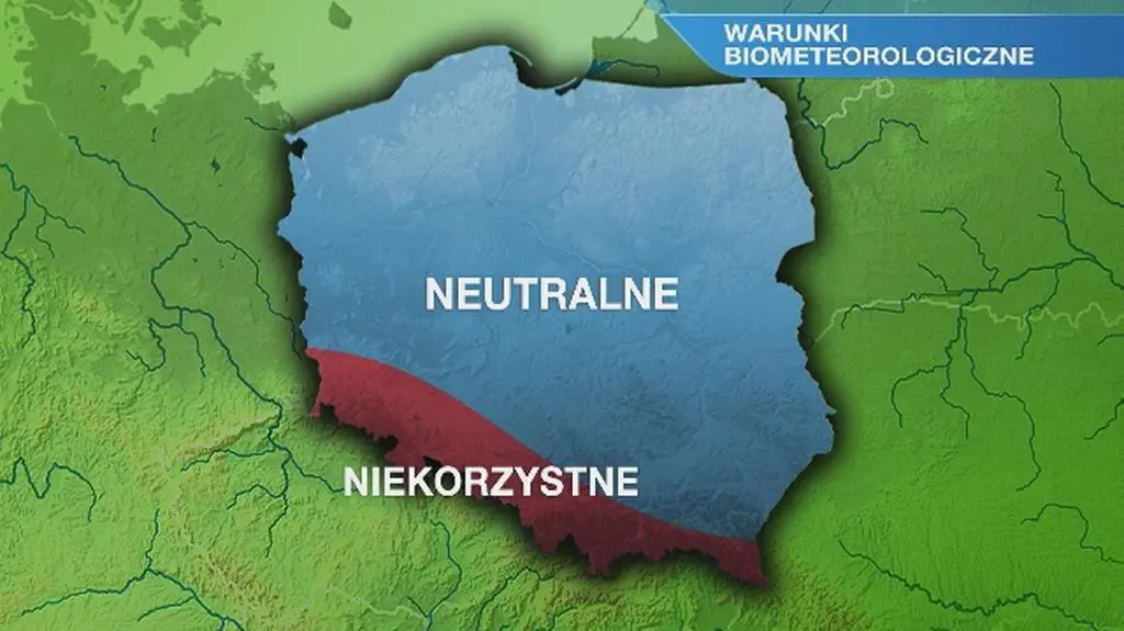 Warunki biometeorologiczne we wtorek