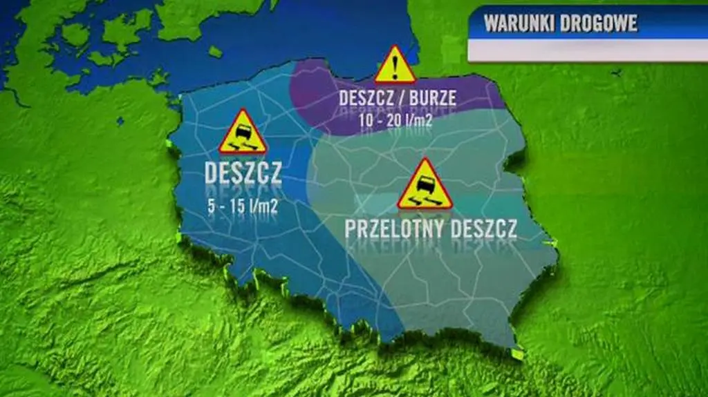 Warunki drogowe na 22