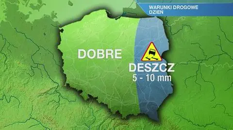 Warunki drogowe na środę