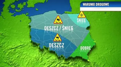 Warunki drogowe w ciągu dnia 07