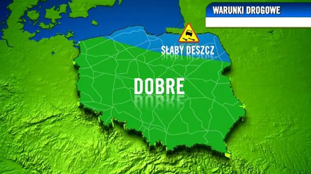 Warunki drogowe w ciągu dnia
