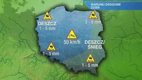 Warunki drogowe w czwartek 