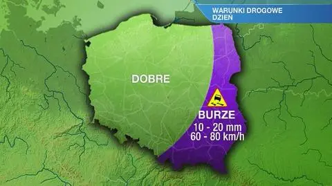 Warunki drogowe w czwartek
