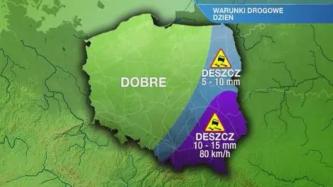 Warunki drogowe w czwartek
