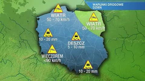 Warunki drogowe w niedzielę 23.02