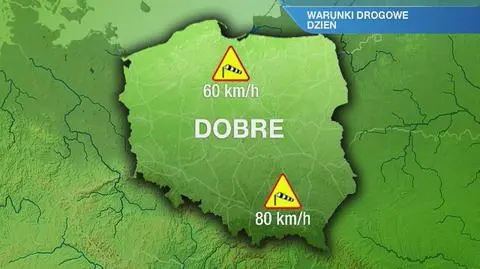 Warunki drogowe w niedzielę