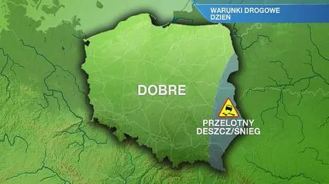 Warunki drogowe w niedzielę