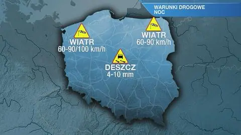 Warunki drogowe w nocy 09.02/10.02