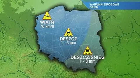 Warunki drogowe w piątek 21.02
