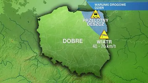 Warunki drogowe w piątek