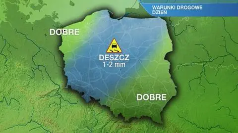 Warunki drogowe w poniedziałek 17.02