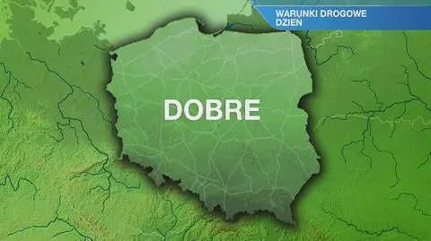 Warunki drogowe w poniedziałek