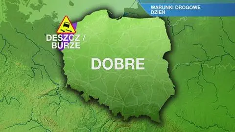 Warunki drogowe w sobotę