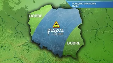 Warunki drogowe w sobotę