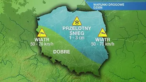 Warunki drogowe w środę 12.02
