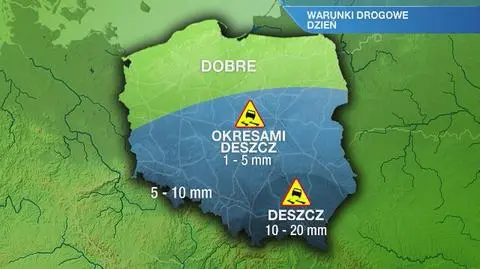 Warunki drogowe w środę